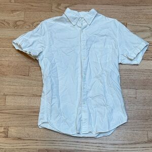 J. Crew Men's Casual Button Down Shirt Ivory